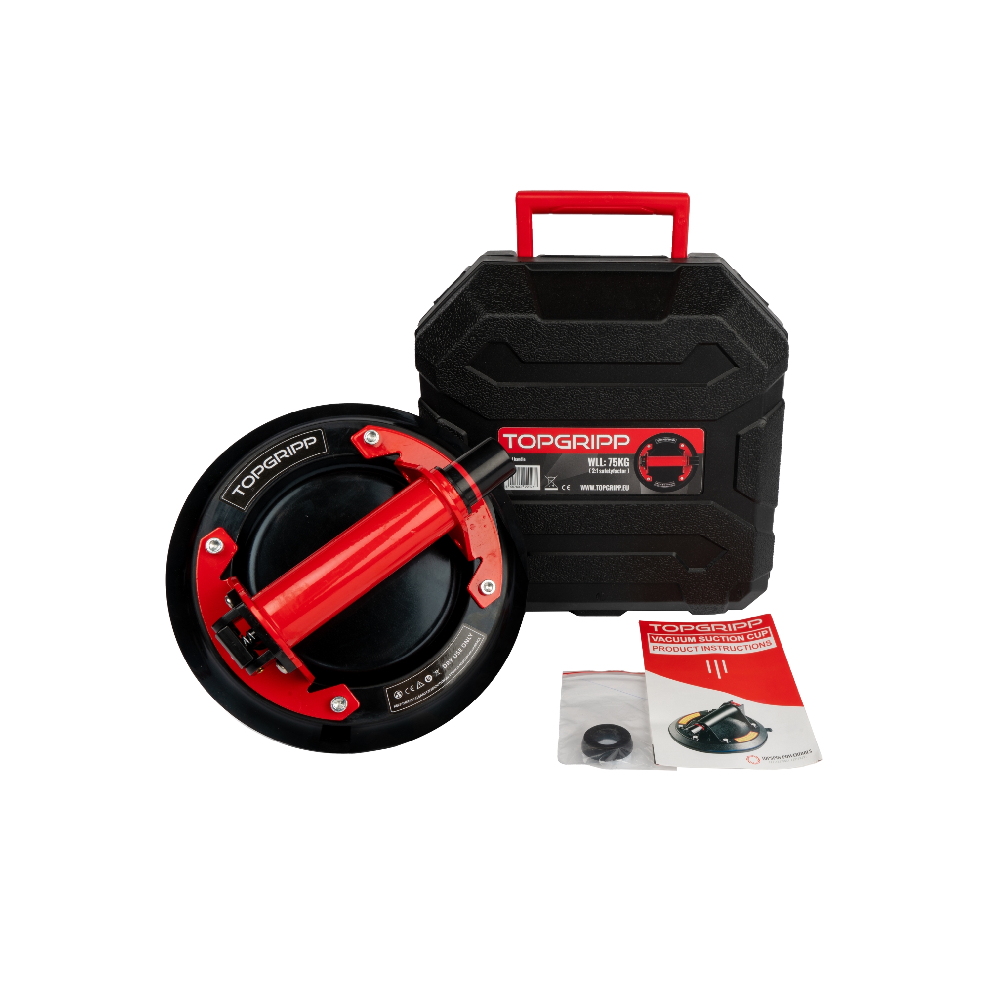 Topgripp Handpompzuiger met Metalen Handgreep