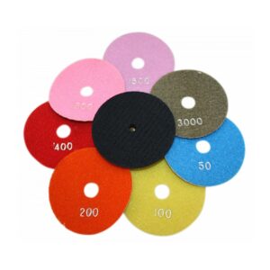 Diamant Polijstschijf 100 mm | Korrel 50 / 100 / 200 / 400 / 800 / 1500 / 3000