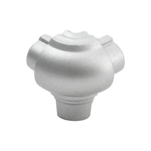 Hoekstuk Uitwendig voor Trappenprofiel Aluminium Zilver met Florentiner-Design - 7,0 mm