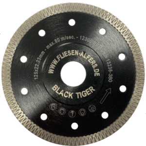 High-end Diamantschijf BLACK TIGER 125 mm
