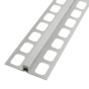 Dilatatieprofiel van hard-zacht-pvc Lichtgrijs Zichtbare Breedte 8 mm Lengte 2,50 m - 6,0 mm