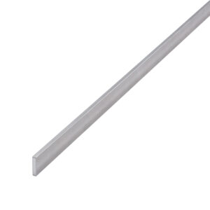 Gefreesde Profiel RVS V2A met 3 mm geslepen zichtbare rand Natuur Lengte 1,50 m-10,0 mm