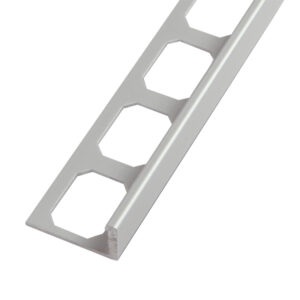 Tegelprofiel Haaks Aluminium Zilver Geanodiseerd Lengte 2,50 m - 20,0 mm