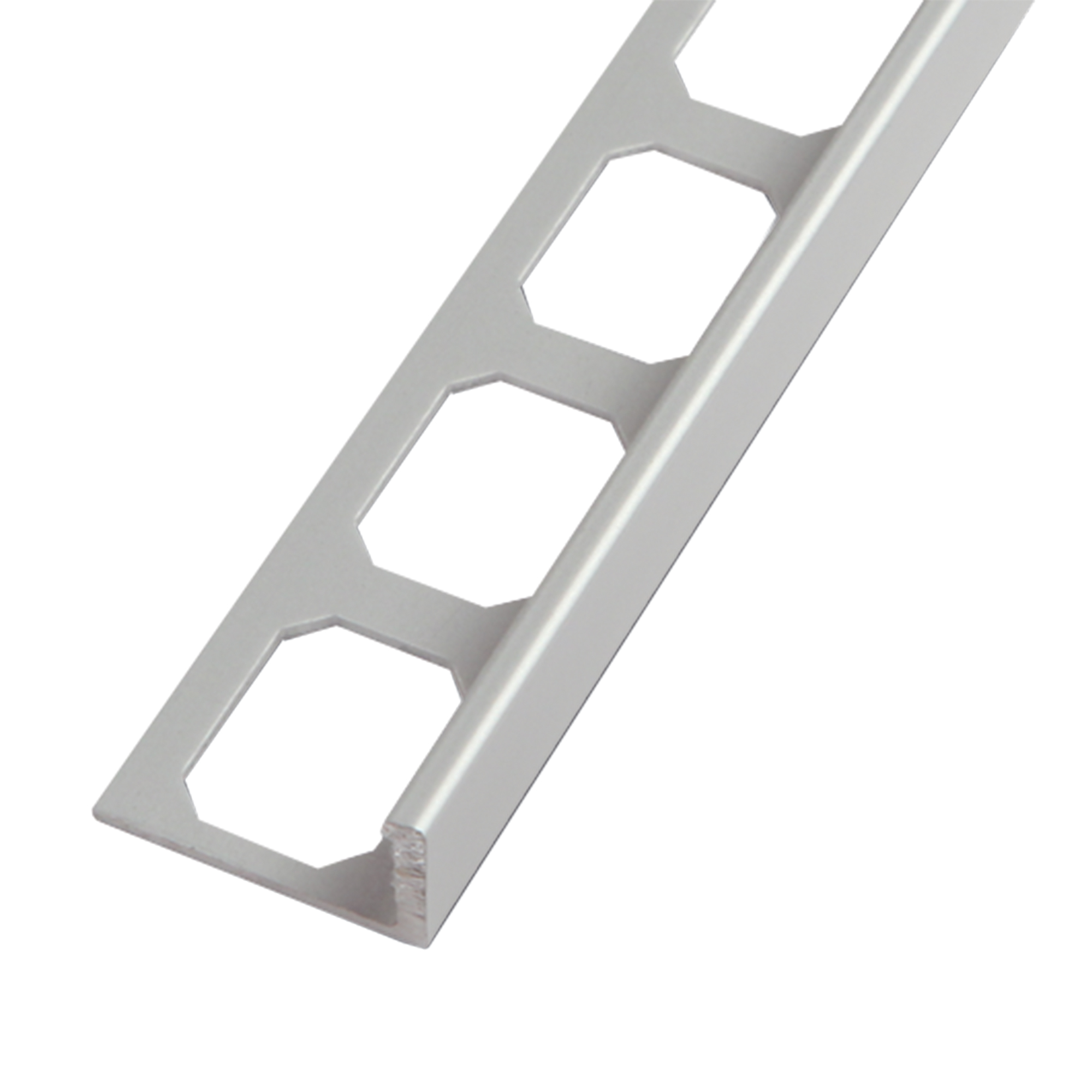 Tegelprofiel Haak Aluminium Zilver Geanodiseerd