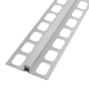 Dilatatieprofiel van hard-zacht-pvc Lichtgrijs Zichtbare Breedte 8 mm Lengte 2,50 m - 10,0 mm