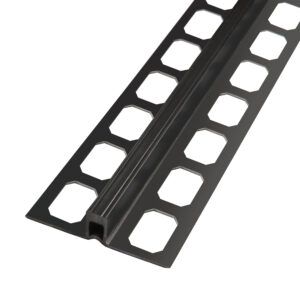 Dilatatieprofiel van hard-zacht-pvc Zwart Zichtbare Breedte 8 mm Lengte 2,50 m - 15,0 mm