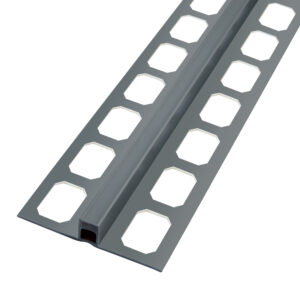 Dilatatieprofiel van hard-zacht-Pvc Donkergrijs Zichtbare Breedte 8 mm Lengte 2,50 m - 10,0 mm