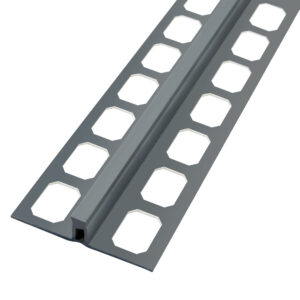 Dilatatieprofiel van hard-zacht-pvc Donkergrijs Zichtbare Breedte 5 mm Lengte 2,50 m - 10,0 mm