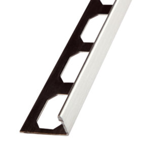 Tegelprofiel Haaks RVS V2A Geborsteld Lengte 2,50 m - 10,0 mm