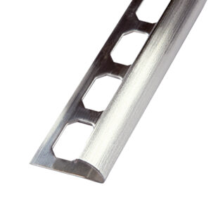 Tegelprofiel Kwartrond RVS V2A Geborsteld Lengte 2,50 m - 11,0 mm