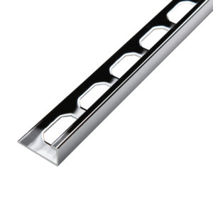 Scheidingswand Profiel Messing Verchroomd Lengte 2,50 m - 11,0 mm