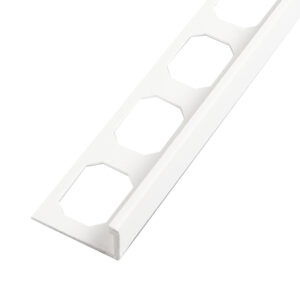 Tegelprofiel Haaks Pvc Gebroken Wit Lengte 3,00 m - 6,0 mm