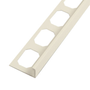 Tegelprofiel Haaks Pvc Gebroken Wit (Jasmijn) Lengte 2,50 m - 10,0 mm