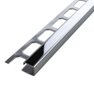 Tegelprofiel Quadro RVS V2A Chroom-look Lengte 2,50 m - 10,0 mm