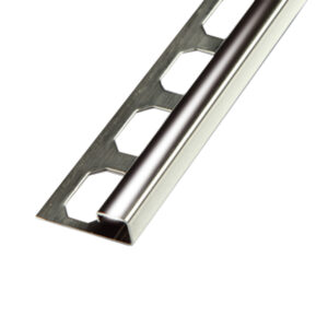 Tegelprofiel Quadro RVS V2A Glanzend Lengte 2,50 m - 8,0 mm