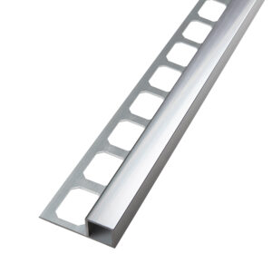 Tegelprofiel Quadro Aluminium Zilver Hoogglans Geanodiseerd Lengte 2,50 m - 11,0 mm