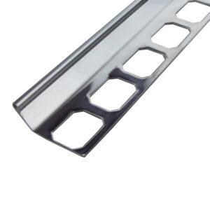 Afsluitprofiel 135° Graden RVS V2A Glanzend Lengte 2,50 m - 10,0 mm