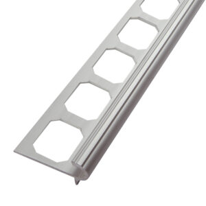 Trapprofiel Aluminium Zilver Geanodiseerd met Florentiner-Design Lengte 2,50 m - 11,0 mm