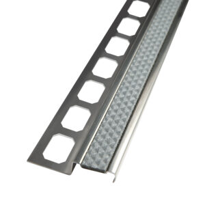 Trappenprofiel RVS V2A Staal Grijs Lengte 2,50 m - 11,0 mm