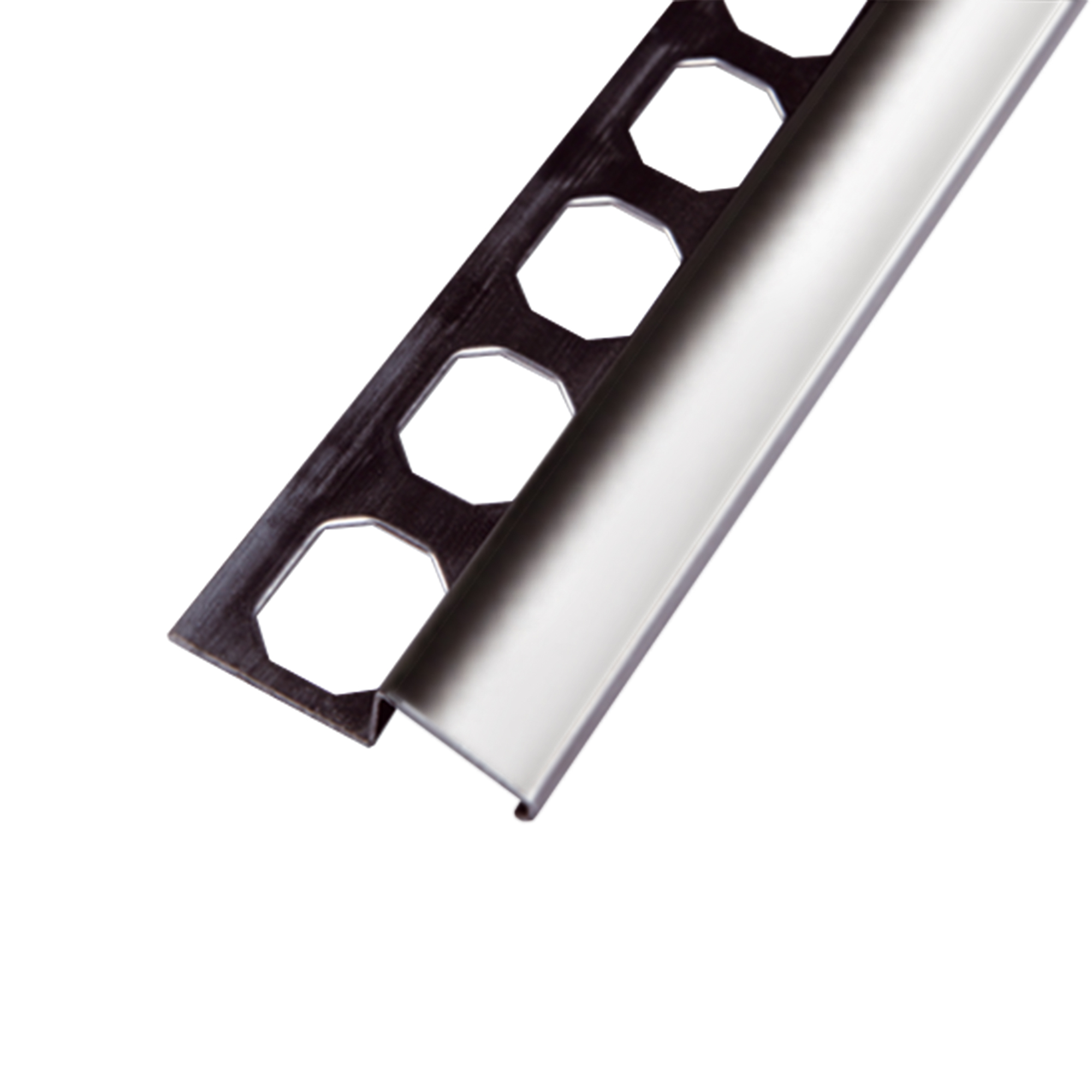 Overgangs- en Balansprofiel RVS V2A Glanzend Lengte 2,50 m - 12,5 mm