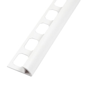 Tegelprofiel Kwartrond Pvc Gebroken Wit Lengte 2,50 m - 10,0 mm