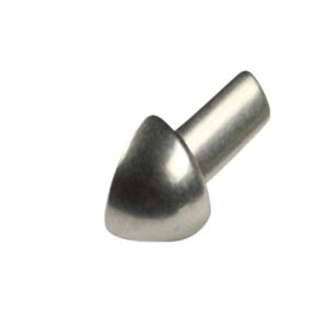 Hoekstuk Inwendig Kwartrond RVS V2A Glanzend