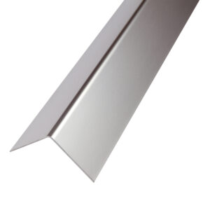 Hoekbeschermingsprofiel RVS V2A 1-voudig Gekanteld Mat/Glad Lengte 2,50 m - 25 x 25 mm