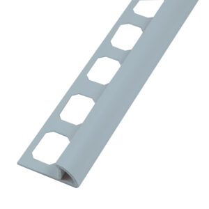 Tegelprofiel Kwartrond Pvc Midden Grijs