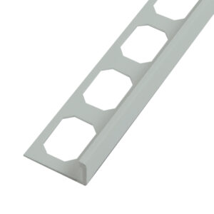 Tegelprofiel Haaks Pvc Betongrijs Lengte 2,50 m - 12,5 mm