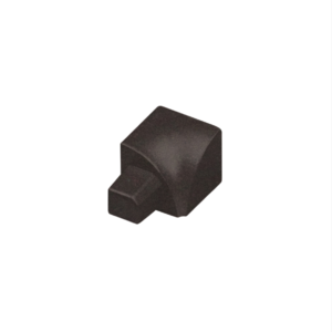 Hoekstuk Inwendig Kwartrond Aluminium Stuctuur Umbra - 10,0 mm