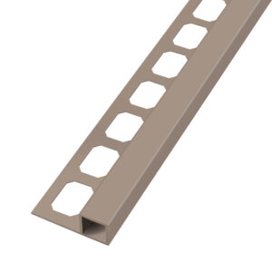 Tegelprofiel Quadro Aluminium Gepoedercoat Karamel Lengte 2,50 m - 10,0 mm