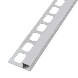 Tegelprofiel Quadro Aluminium Gepoedercoat Manhatten Grijs Lengte 2,50 m - 10,0 mm