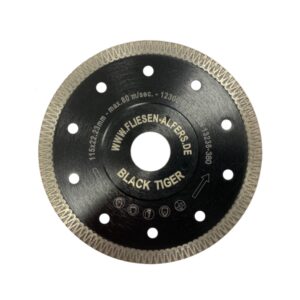 High-end Diamantschijf BLACK TIGER 115 mm