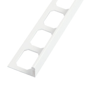 Tegelprofiel Haaks Aluminium Gepoedercoat Wit