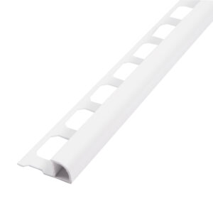 Tegelprofiel Kwartrond Pvc Gebroken Wit