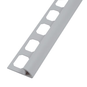 Tegelprofiel Kwartrond Pvc Zilvergrijs