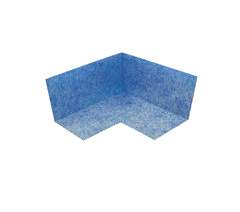 Binnenhoek Geprefabriceerde Hoeklijst Zacht Polyethyleen Blauw