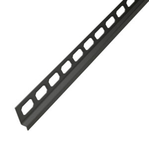 Afschotprofiel Wand Links RVS V2A Gepoedercoat Zwart Mat